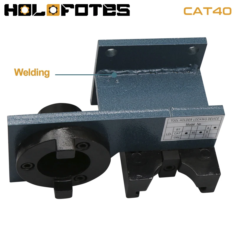 CAT40 Tool Holder Tightening Fixture Cast Iron Aluminum Seat Tool Holder Locking Device Collet Chuck Fixtures CNC Mill Machine