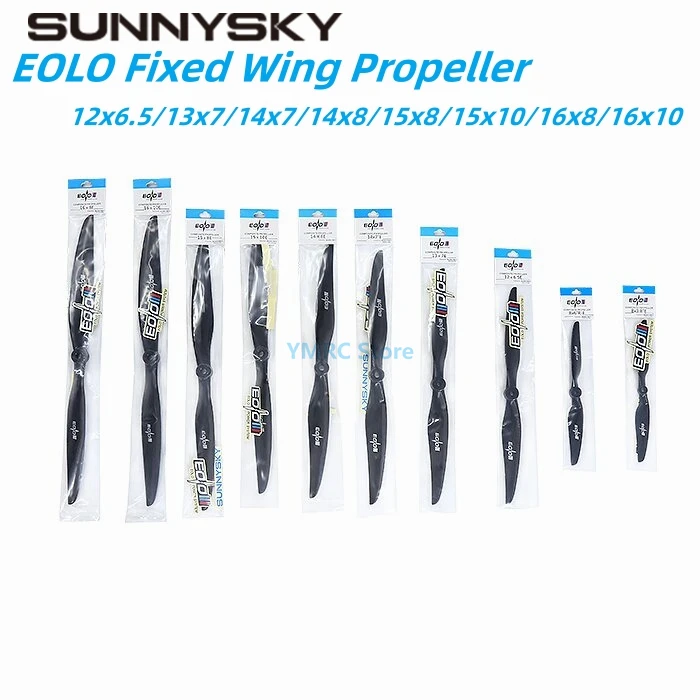 4PCS SUNNYSKY X Series EOLO 12x6.5/13x7/14x7/14x8/15x8/15x10/16x8/16x10 Fixed Wing Paddle Drone Cruise Propeller