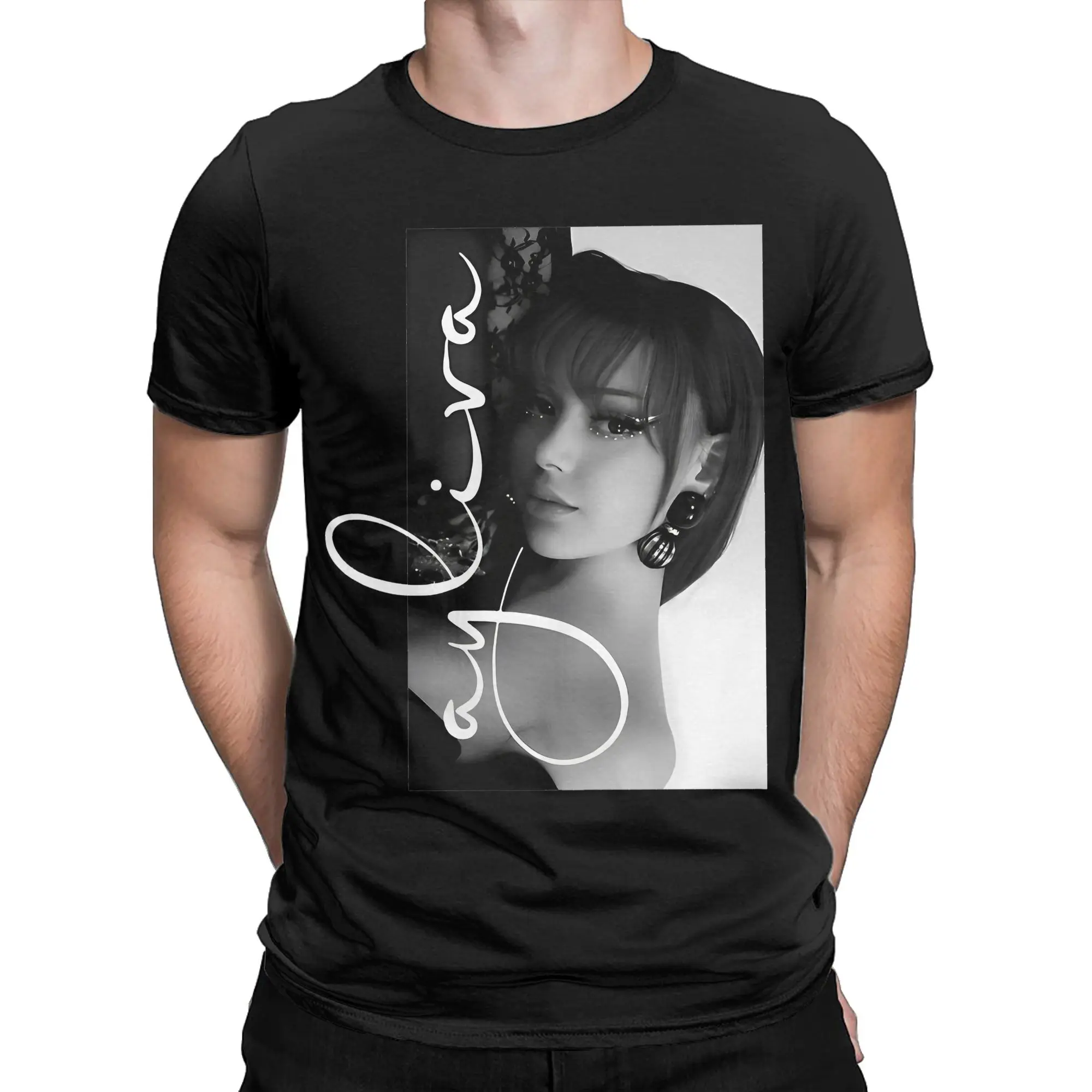 

Star Ayliva Rapper Cute T-Shirt Men Novelty Cotton Tees Round Neck Short Sleeve T Shirts Gift Idea Tops