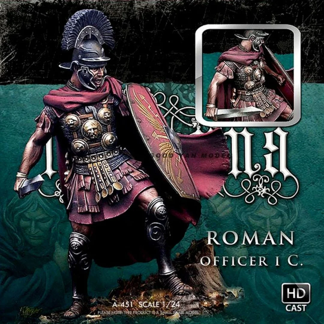 

Rome's Elite Warriors 1/24 Scale Resin Figure Model Kit Assemble Miniatures Unassembled Unpainted Collecting Hobby Toys Gifts