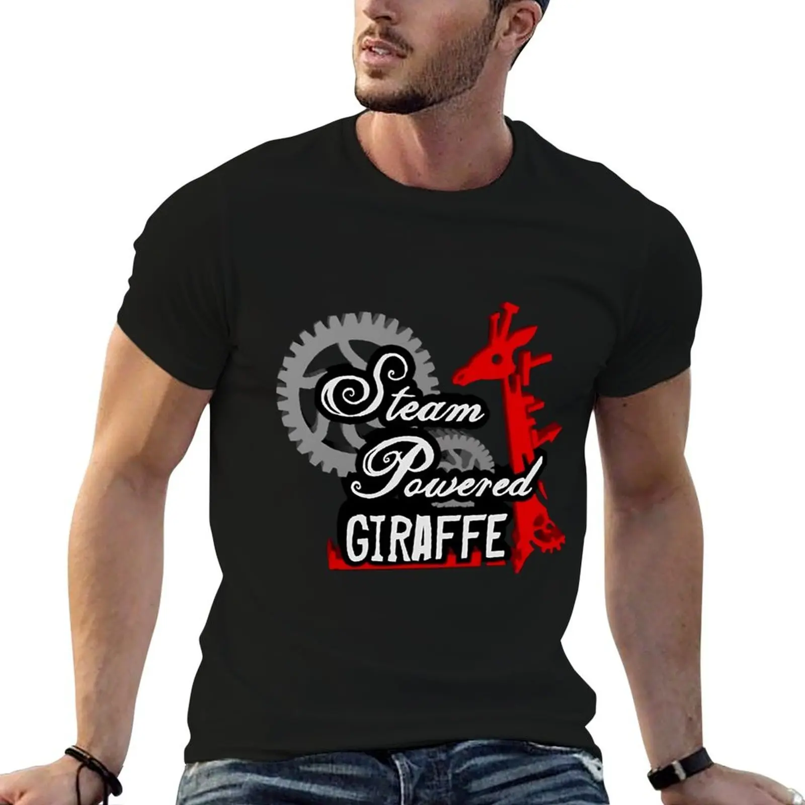 

Steam Powered Giraffe 1 T-Shirt anime t shirts for man t shirt man cotton black cotton t-shirt plain for man package T-shirt