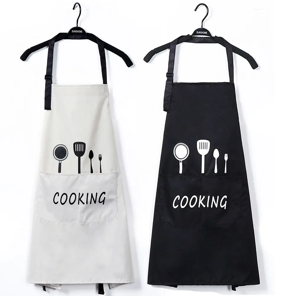 cotton Hot Antifouling Aprons Unisex Uniform Denim Cowboy Simple Chef Cooking Aprons for Women Kitchen Apron