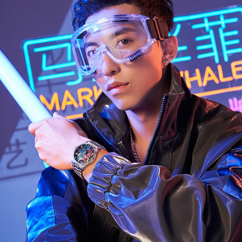 Orologi da uomo di marca Fairwhale Orologio meccanico di lusso in acciaio inossidabile di alta qualità per uomo Orologi automatici con calendario impermeabile