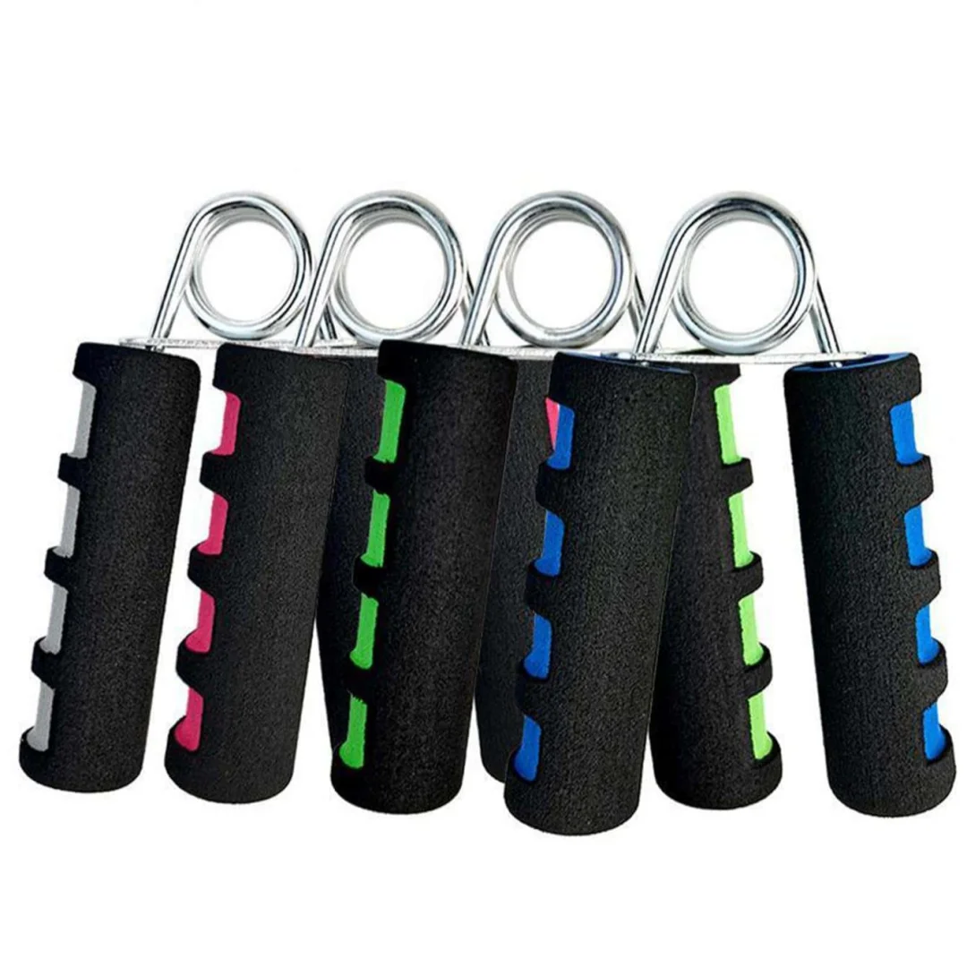 A-förmiger Schwamm-Griffkrafttrainer für Männer, A-Typ Schwamm-Armtrainer, Fitnessgerät, Zweifarbiger Schwamm-Schweißabsorbierender Handtrainer – Detail 3