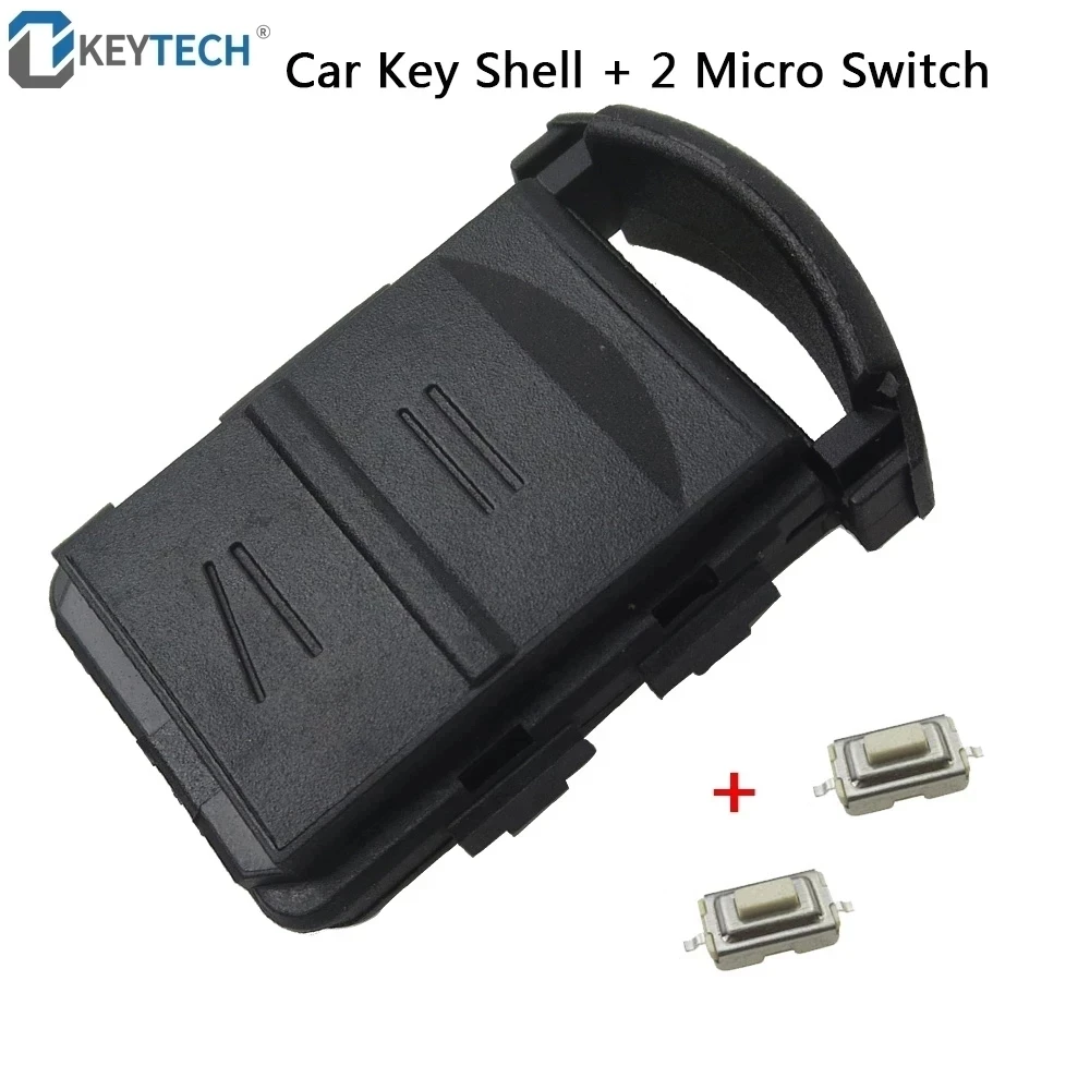 OkeyTech Remote Car Key Shell For Vauxhall Opel Corsa C Combo Tigra Meriva Agila Combo 2 Buttons Auto Key Car Accessories