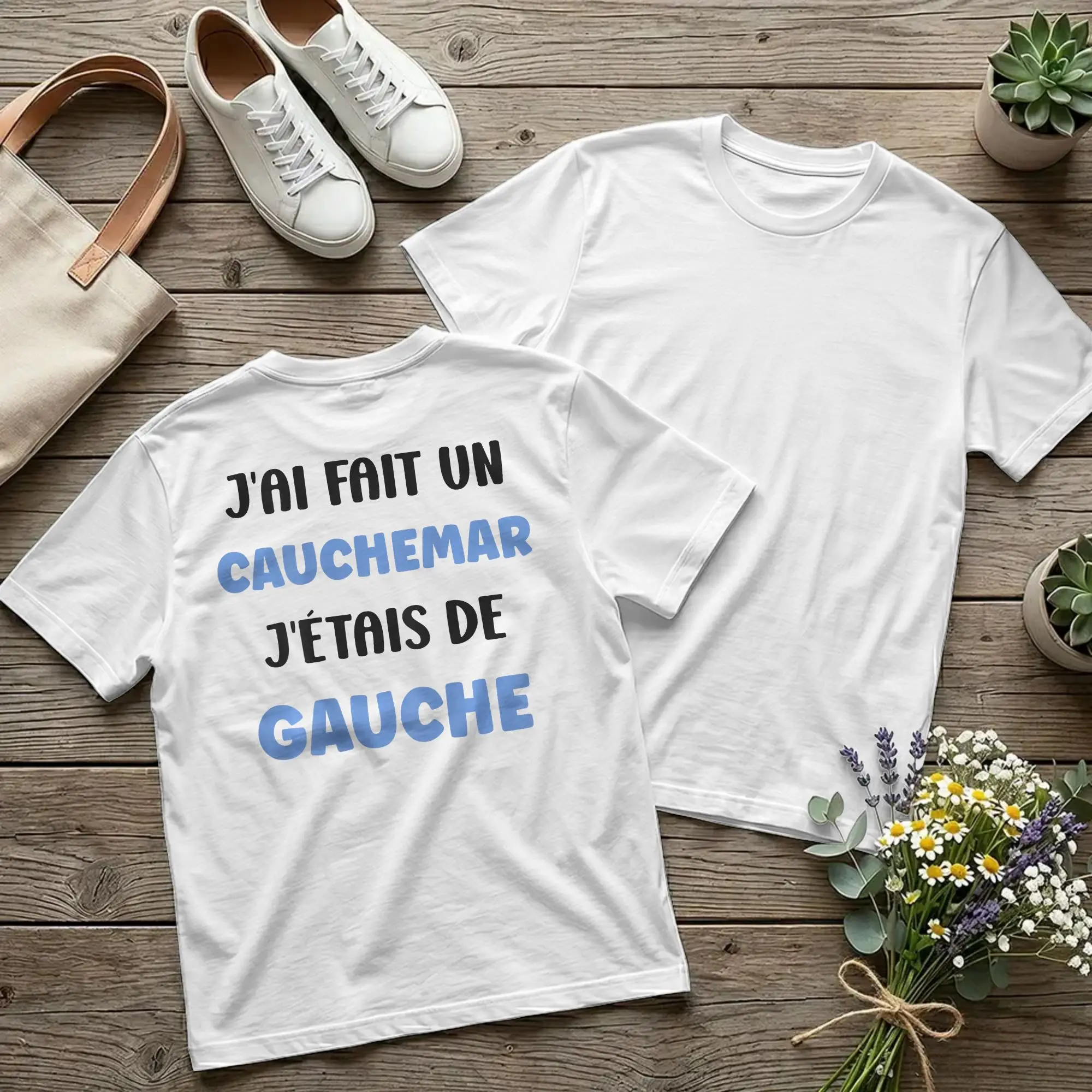 Backprint I Have Made A Nightmare I Was Left Humor T-Shirts Men France Funny 100% Cotton Tees Round Collar T Shirt Printed merch