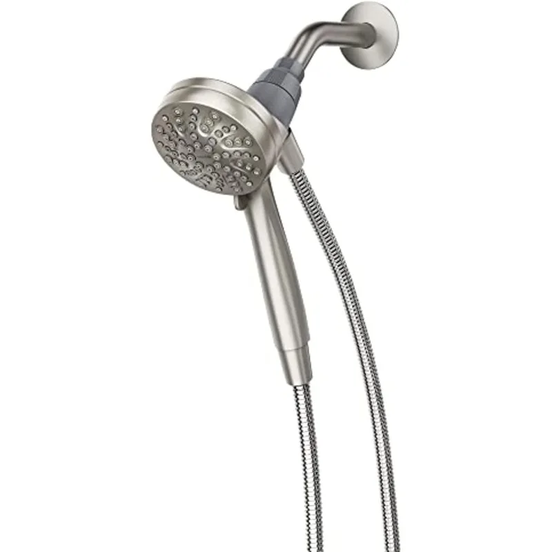 Engage Magnetix 3.5-Inch Six-Function Handheld Showerhead with Eco-Performance Magnetic Docking System, Spot Resist Brushed