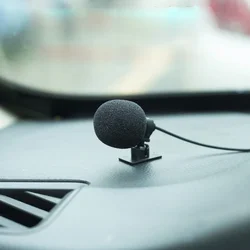 Car Radio 3.5mm Jack Mic Stereo Mini Wired External Microphone For Auto Dvd Radio 3m Long Mini Microfono Car Microphone Micro