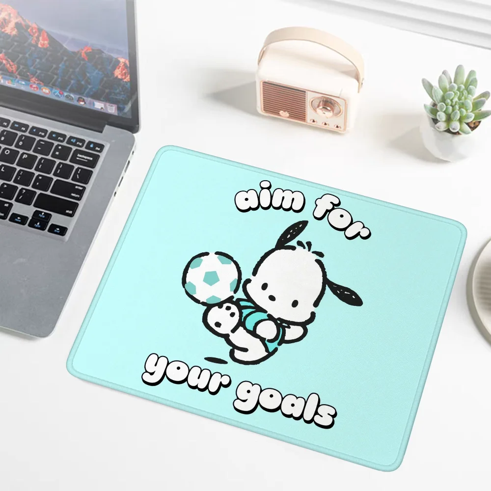 Kawaii Sanrio Mousepad Gamer Pochacco Pc Gaming Accessories Small Computer Mat Cute Anime Mouse Pad Mausepad Pad on the Table