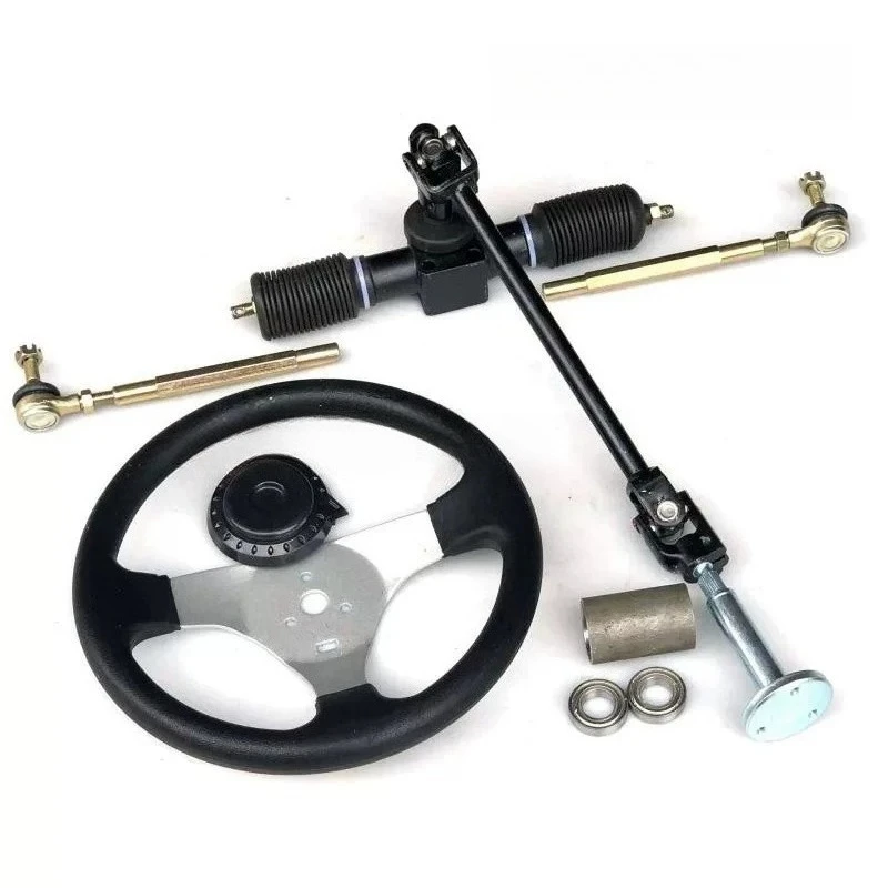 Homemade four-wheel electric vehicle ATV kart 32-42CM aluminum steering wheel steering 1.5 turns