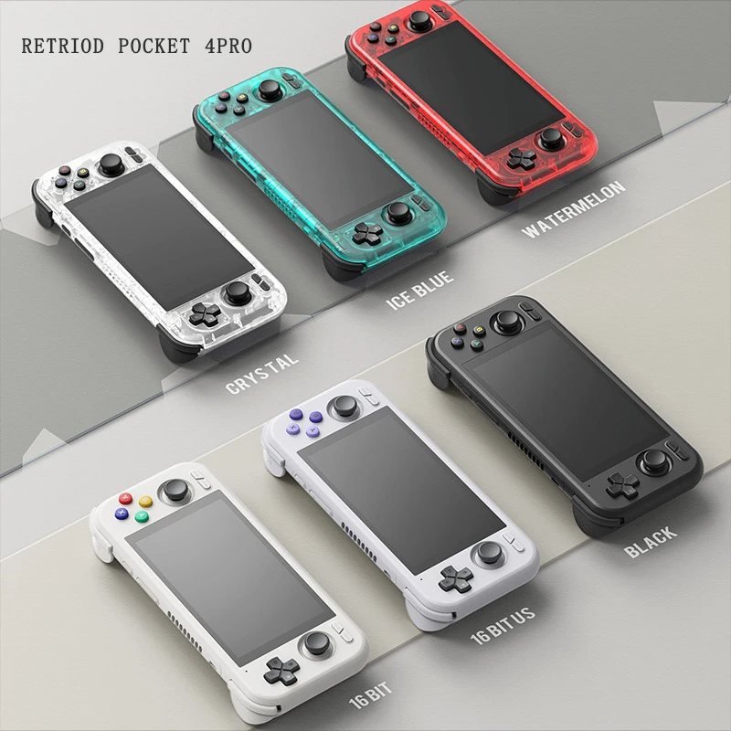 New Retrieval Pocket 4pro Gaming Machine Android System WIFI Arcade RP4 Retro Handheld Landscape Gaming Machine Birthday Gift