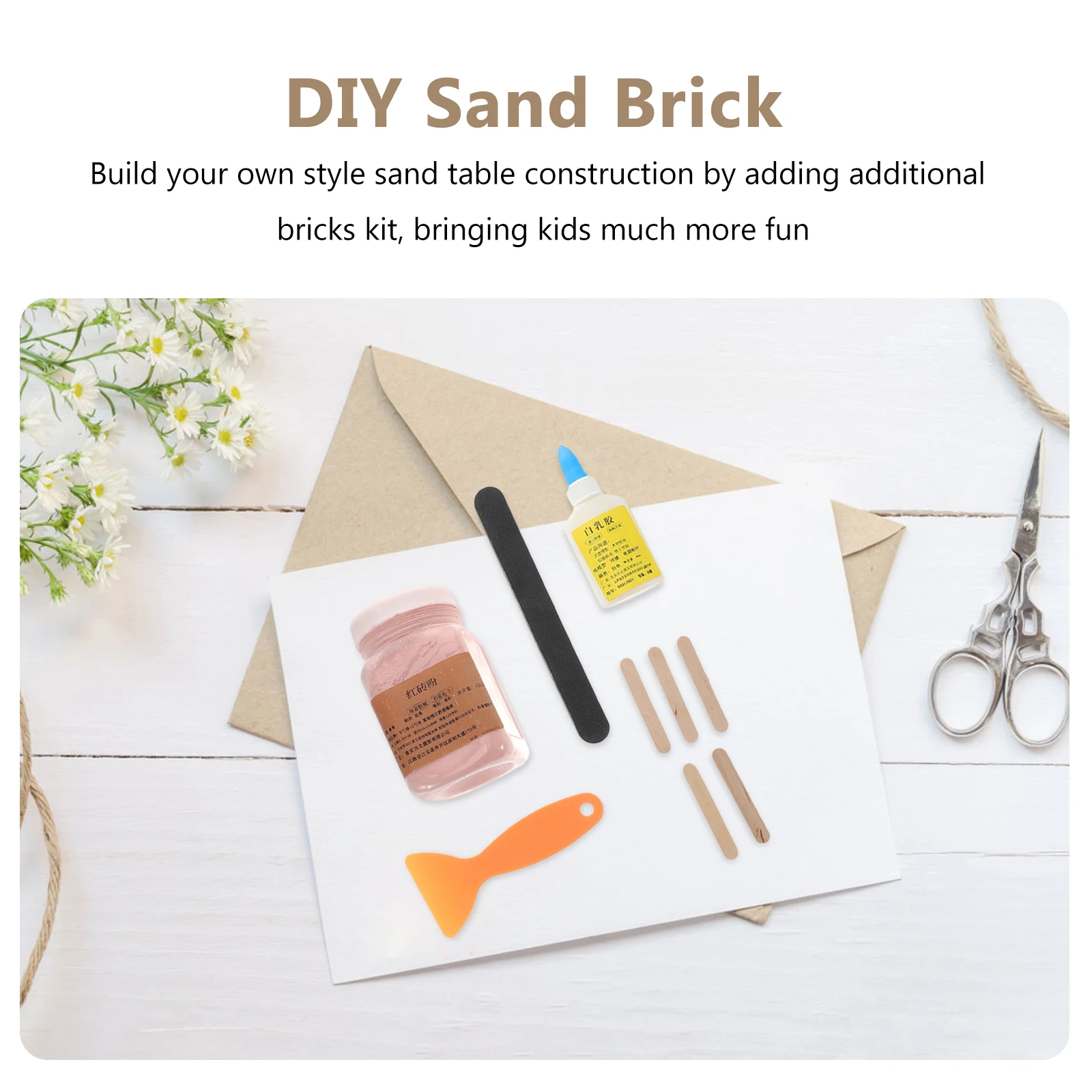 

Mini Brick Mold Diy Sand Construction Kit Miniature Model Bricks Table