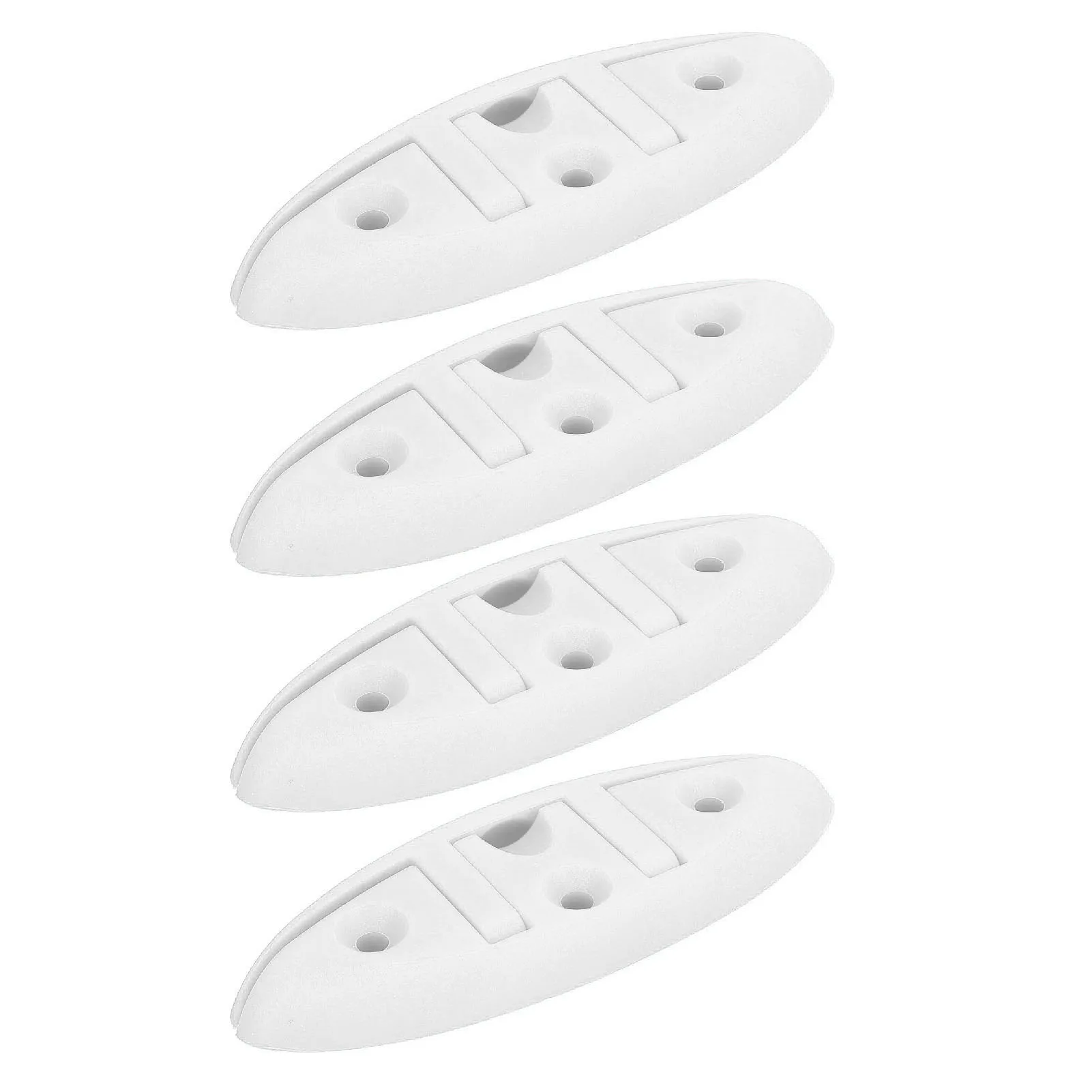 5in Boat Folding Cleat Marine Grade Nylon 4 Sets Oxidation Resistant High Strength  Up Dock Cleat Secure Fixation for Ship