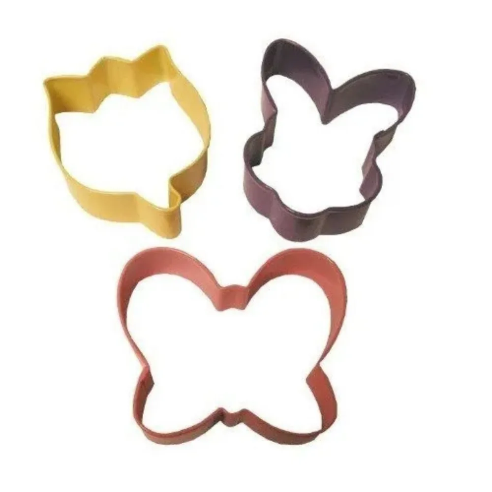 Kit cutter mould Coelho,Tulipa E Borboleta