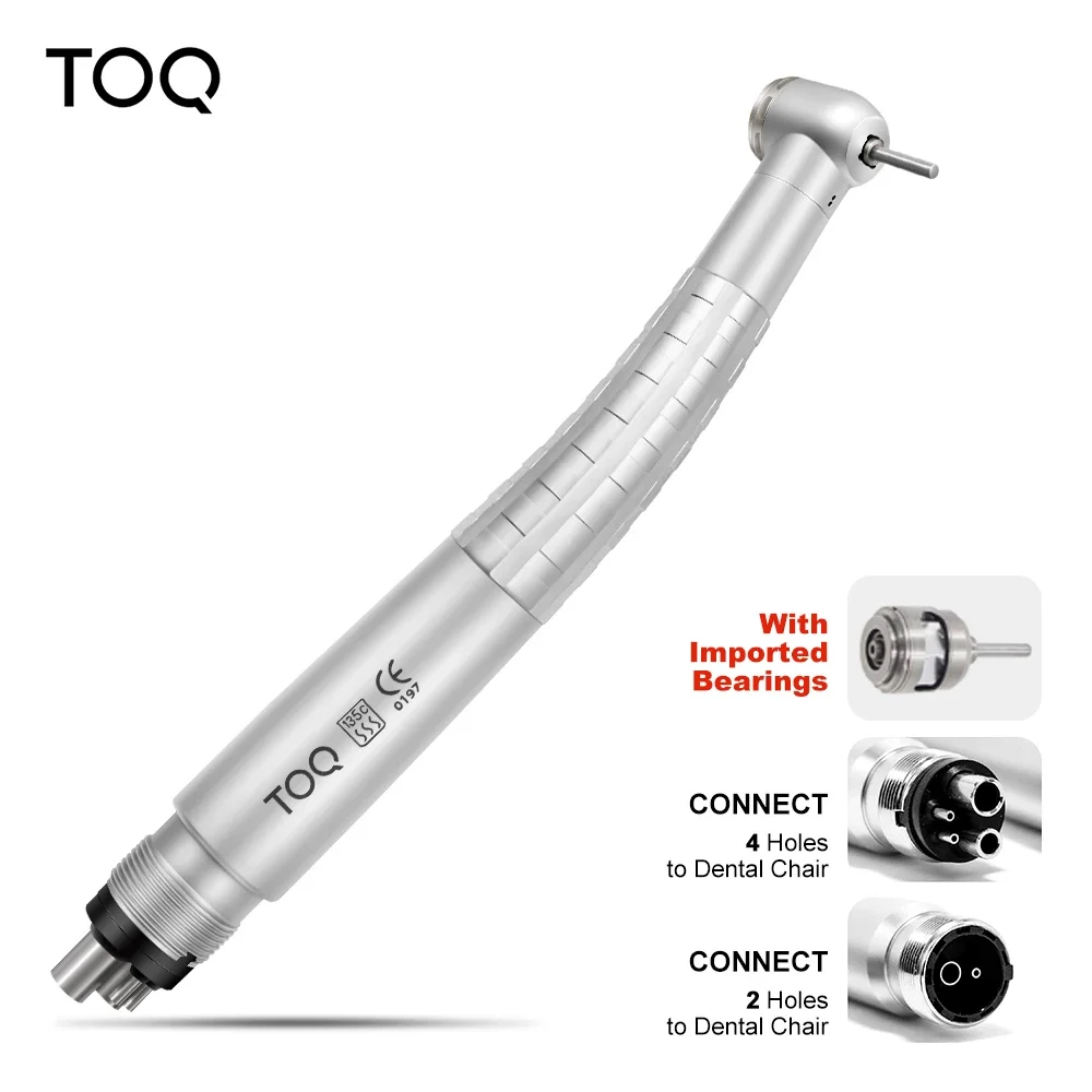 Pana Max 2 Type High Speed Handpiece Without LED Light Non-Skid Pattern Imported Ceramic Bearings Stainless Steel Body