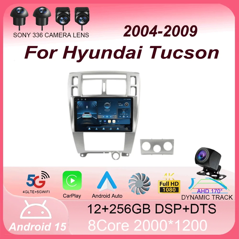 

Android 15 Carplay Car Radio For Hyundai Tucson 2004 2005 2006 2007 2008 2009 Multimedia Video Player Navigation Stereo 2Din DVD