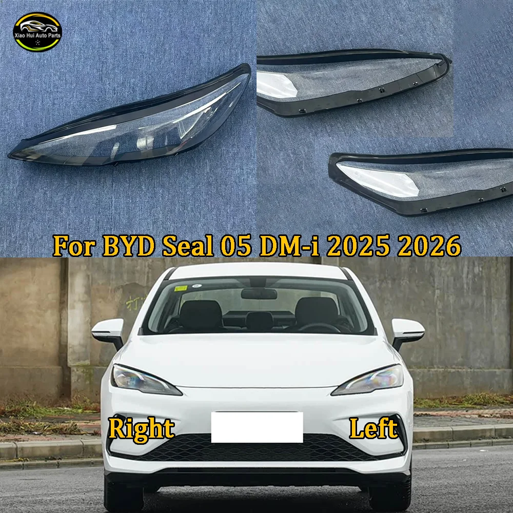 

Headlight Shell Headlamp Transparent Lampshade Cover Lens Plexiglass Auto Replacement Parts 2025-2026 For BYD Seal 05 DM-i