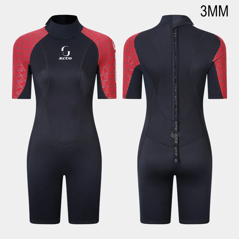 

Adluts 3MM Neoprene Surfing Scuba Spearfishing Diving Suit Swim Clothes Keep Warm Short Sleeve Snorkeling WetSuit Equipment