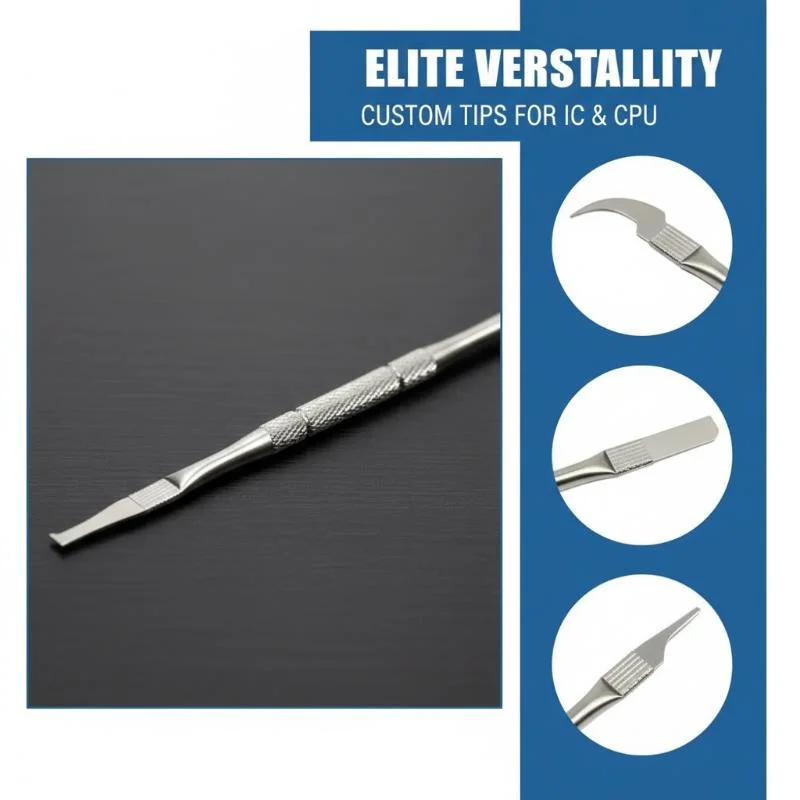 

Набор из 8 инструментов для удаления клея с процессоров и микросхем, для ремонта телефонов и компьютеров