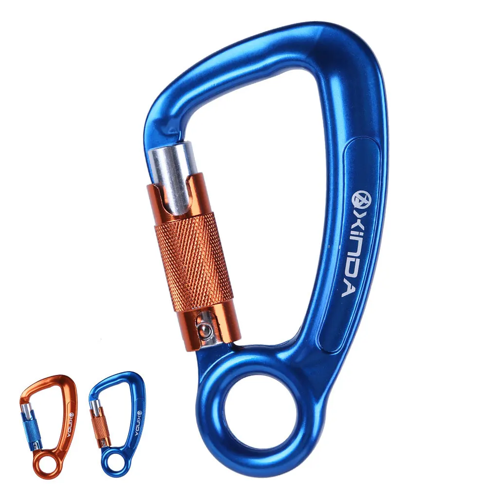 

30KN Outdoor Professional Rock Climbing Carabiner Rescue Downhill Exploration Cave Mountaineering Safety Protection Master Lock