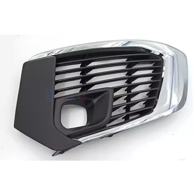 

H1021400010 Front Bumper Upper Lower Mesh Grille Bright Strip Fog Lamp Bezel Silver Lower Guard Left Right for Peugeot 5008