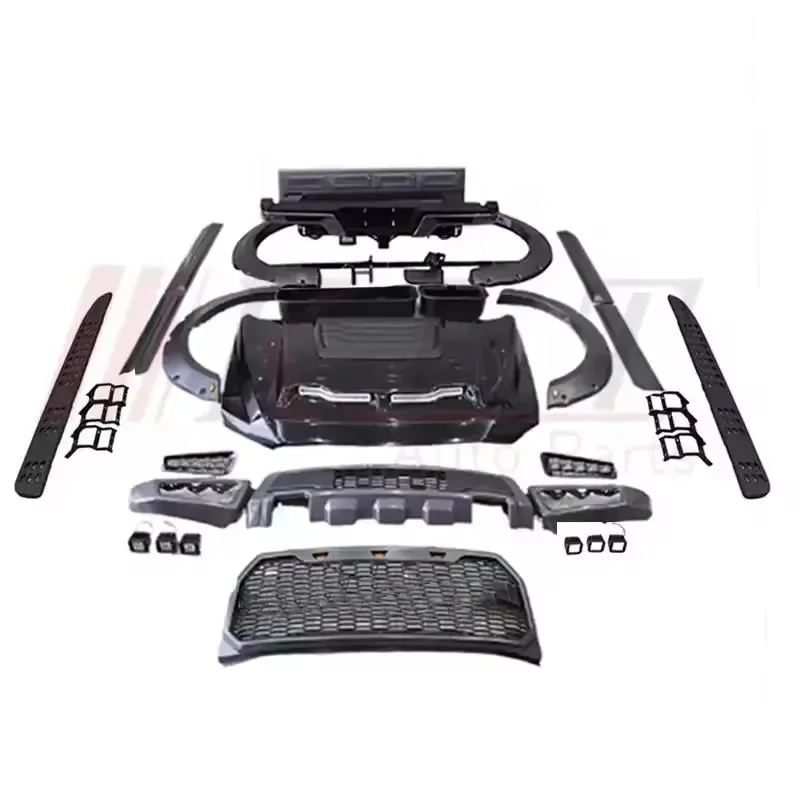 

Body Kits for 2015-2017 F150 Body Kit Upgrade Bumper Hood Side Step Grill Offroad Pickup Truck Accessories