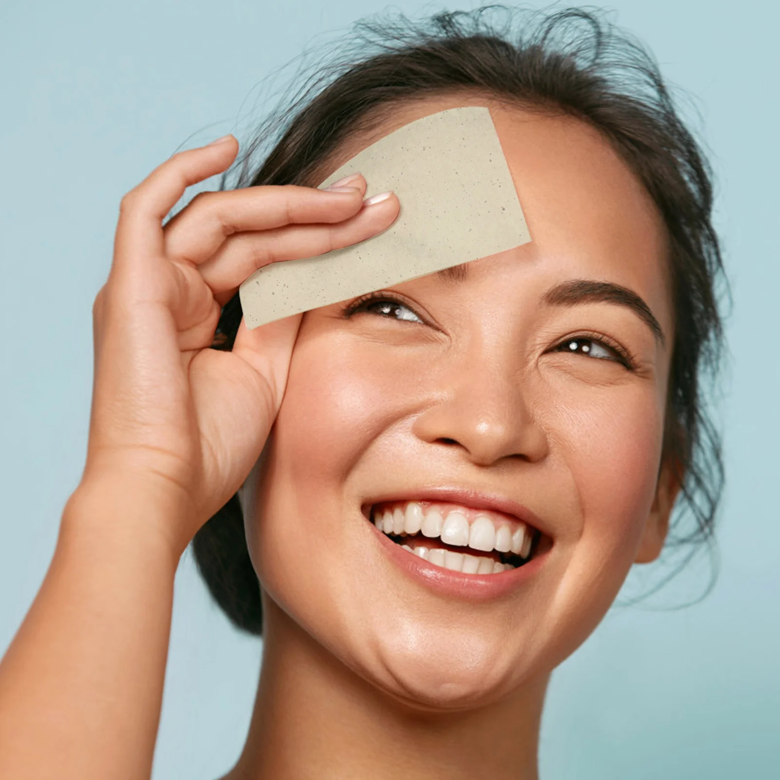 300 قطعة من أوراق نشاف زيت الوجه تمتص فوريًا زيت الوجه الزائد النظيف الطازج المحمول لورق الوجه للبشرة الدهنية