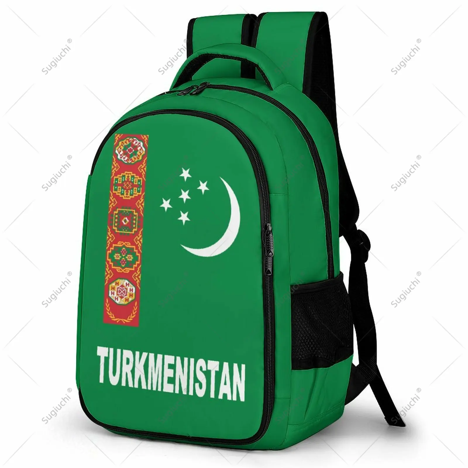 

Backpack Turkmenistan Flag Student Schoolbag Smart Business Travel Leisure Backpack Laptop Back Pack Office Work Bag