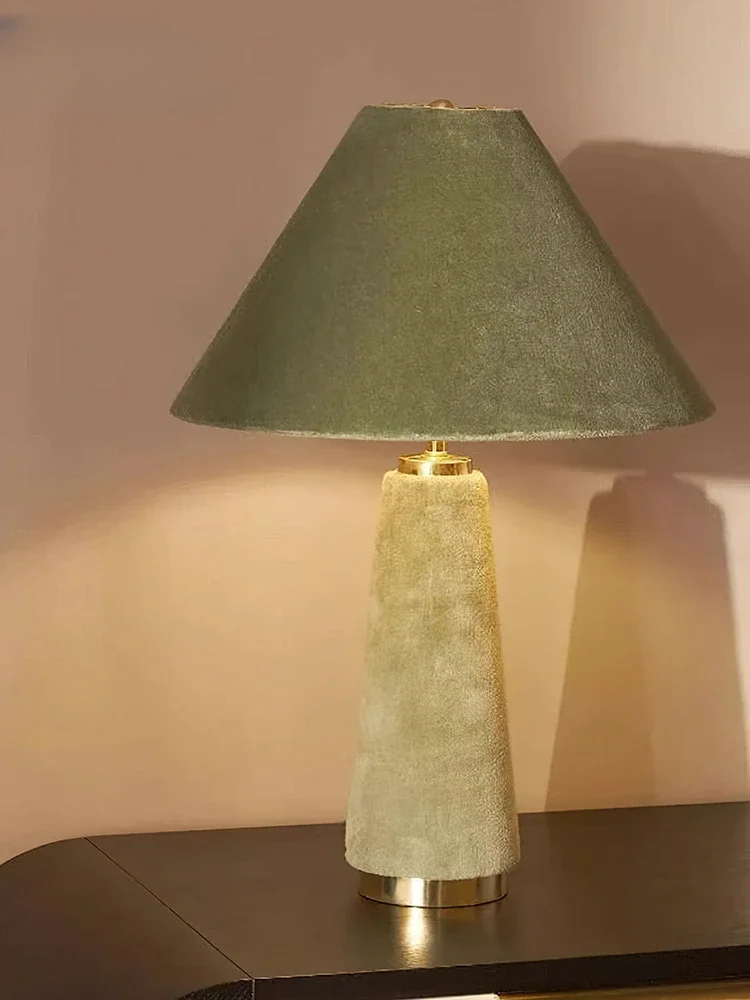 

Atmosphere Cotton Velvet Fabric Art Decorative Floor Lamp LED E27 Modern Light Fixtures Villa Living Room Bedroom Study Bedside