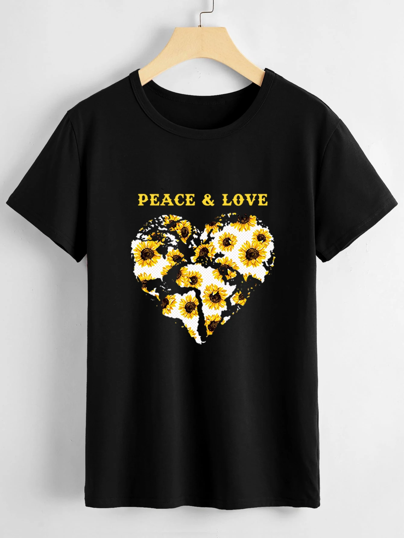 

women clothing New Sports Daily commute fashion casual hoodie Love Pineapple print T-shirt o collar street wear plus size