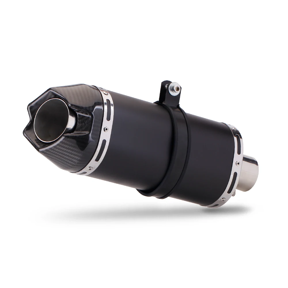 

SXLL Pcx Nmax Aerox Z400 Z250 Z650 Ninja400 Ninja250 Mt15 51mm Motorcycle Exhaust Carbon Fiber Modified Muffler