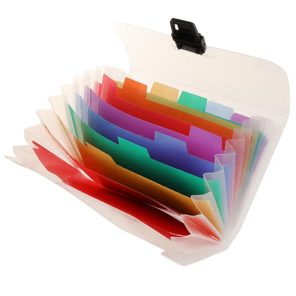 Akkordeonsortierer für den Schreibtisch, Dokumentenhalter mit 13 Fächern, Schreibtisch-Organizer