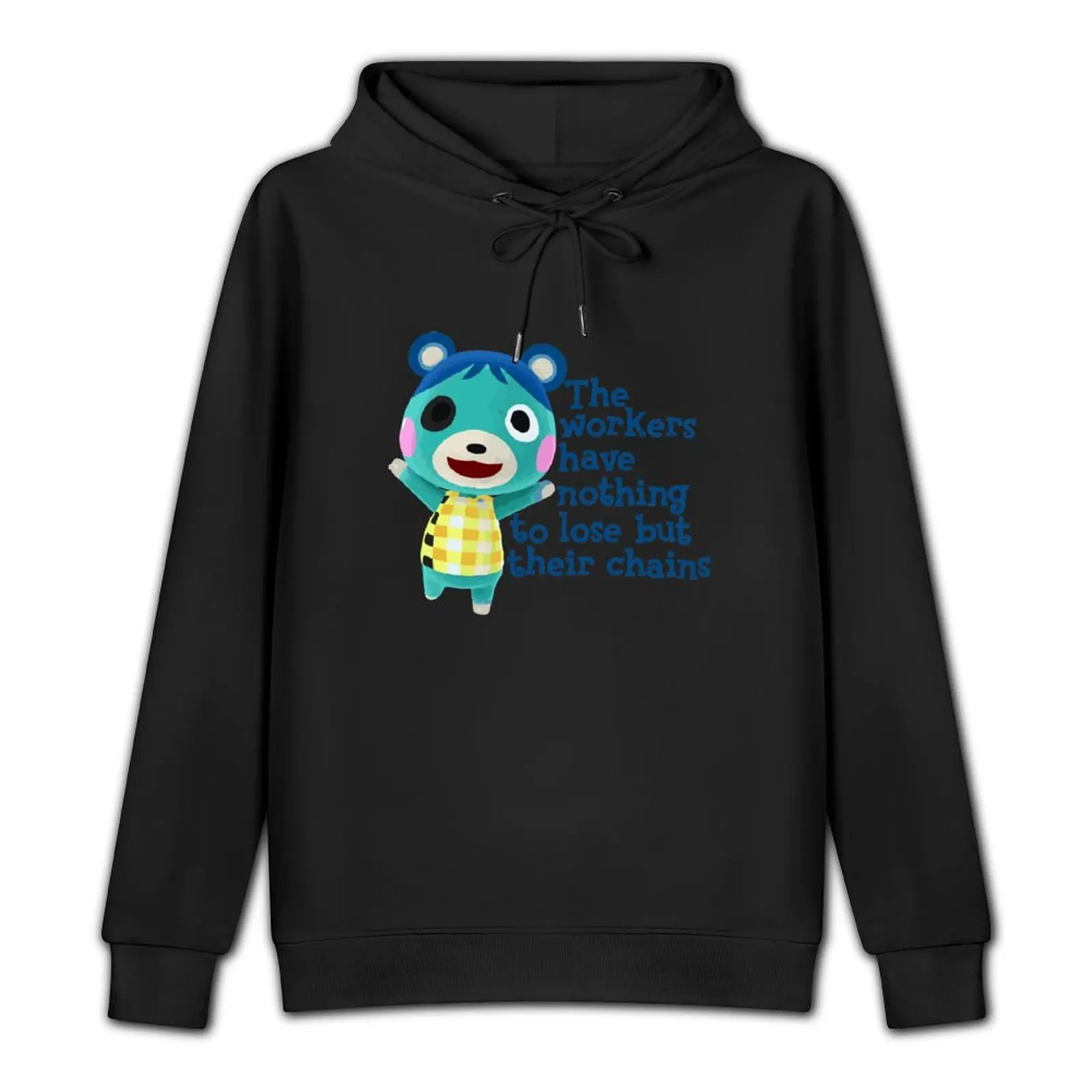 Bluebear Rallies the Workers Pullover Hoodie men's sweat-shirt set graphic t shirts men new hooded tee