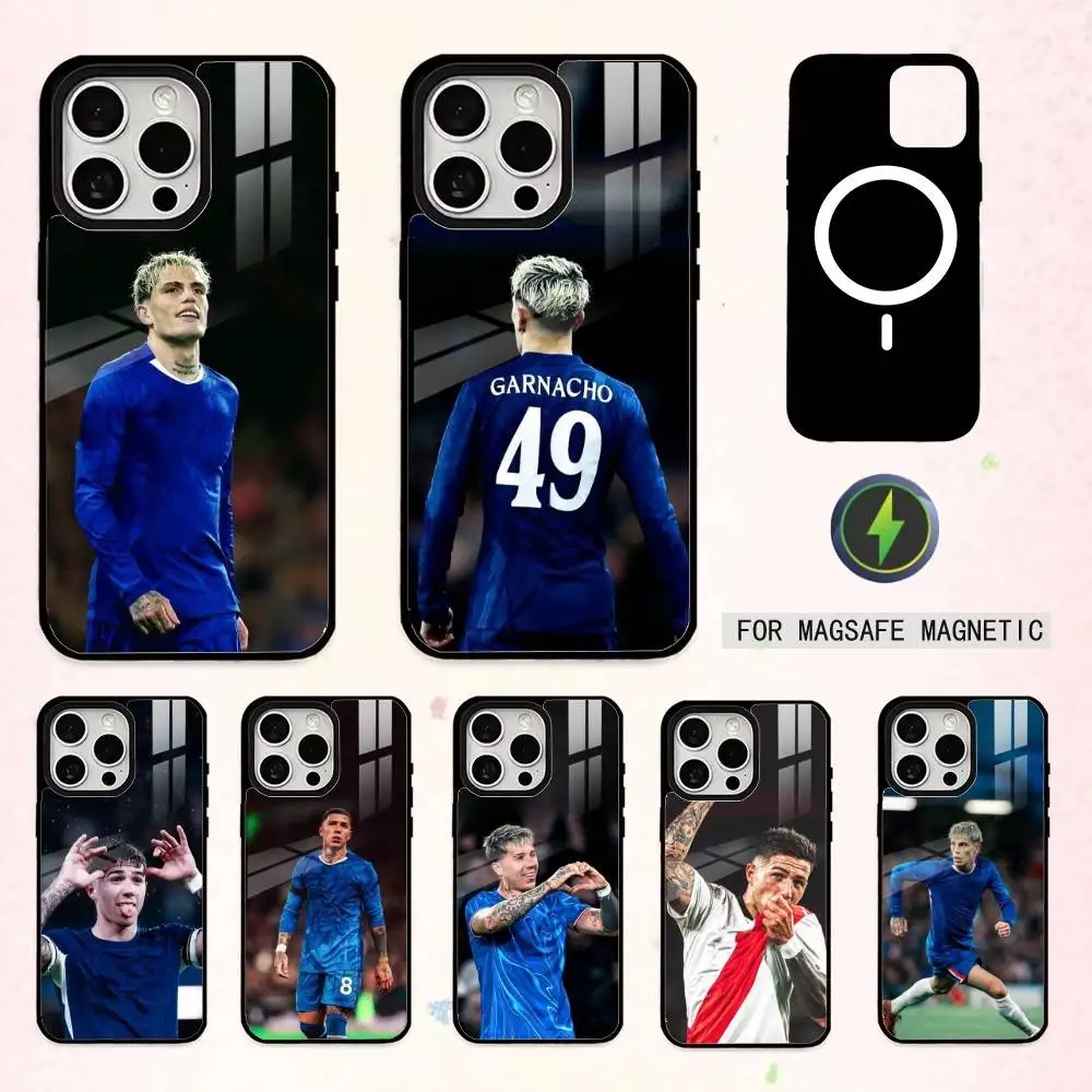 

Talented Football E-Enzo F-Fernandez Phone Case For iPhone17,16,15,14,13,12,11,Pro Max Magnetic For Magsafe Wireless Charging
