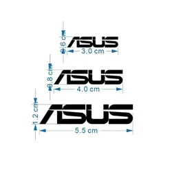 노트북 PC 태블릿 데스크탑 컴퓨터용 특수 Asus 금속 스티커, 모바일 디지털 맞춤형 DIY 장식