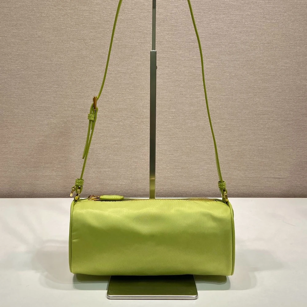 

Luxury Designer Cylinder Bag High Quality Genuine Leather Handbag for Women Famous Brand Fashion Bags 2025 New