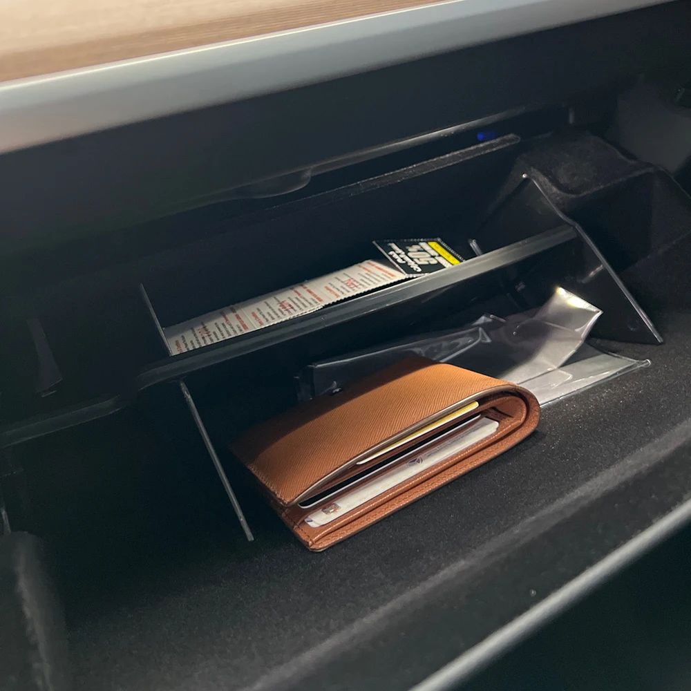 Glove Box Storage Partition Plate for Tesla Model 3 Y 2021 Glovebox Layered Container Shelf Center Console Organizer