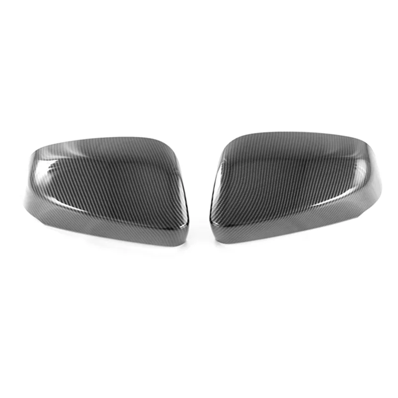 Carbon Fiber Rearview Mirror Cover Door Side Mirror Cap Trim for Toyota BZ4X EA10 2022 2023