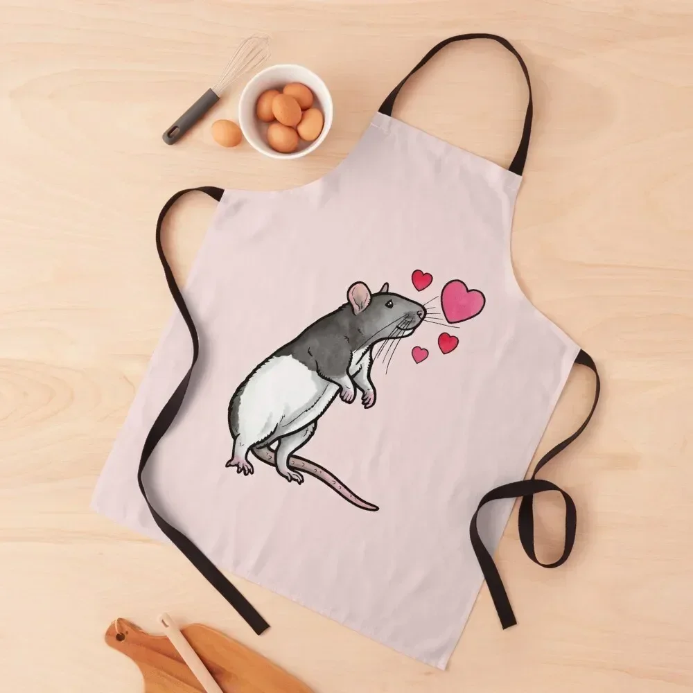 

Hooded rat love (topear) Apron waiter barber men Apron