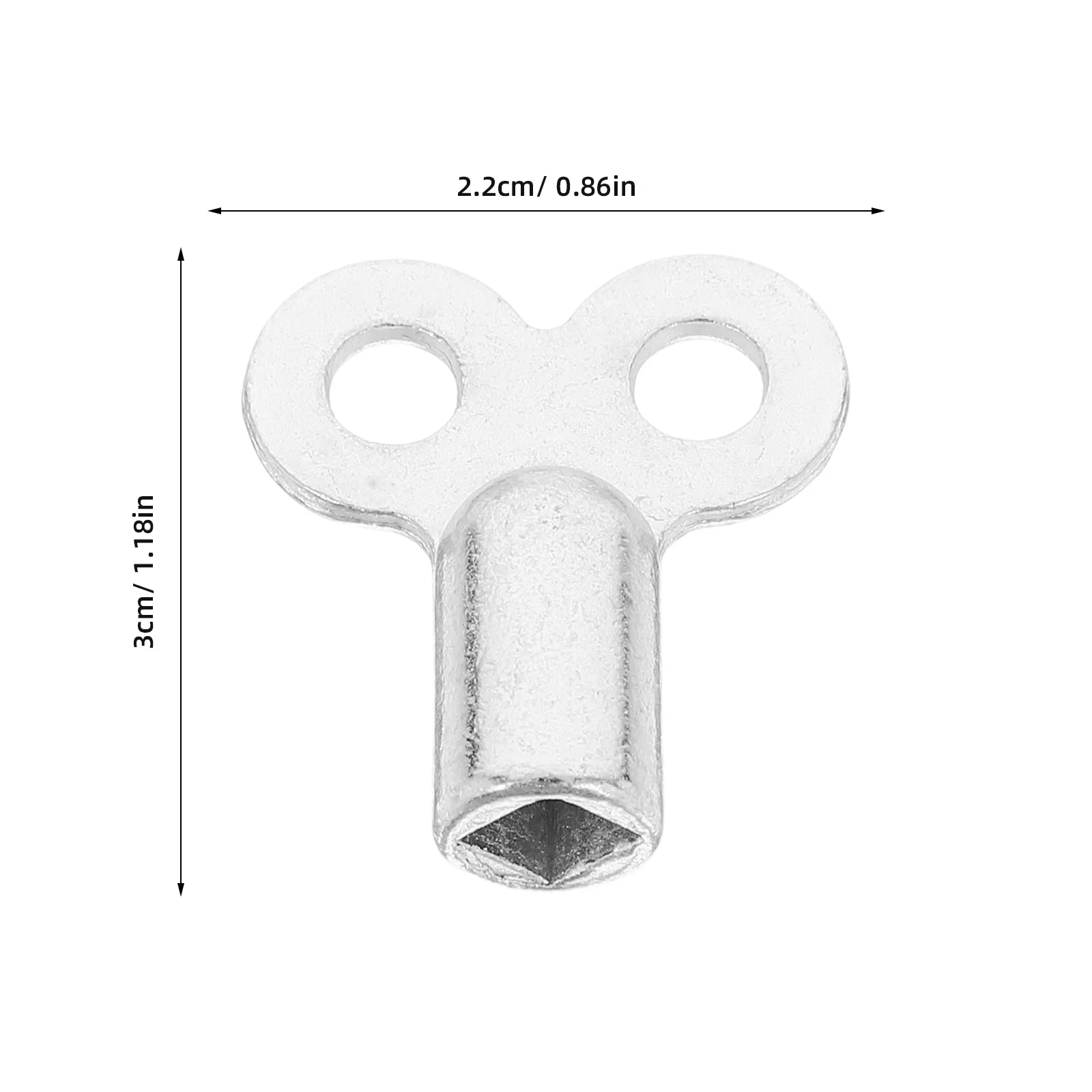 Clé de ventilation de radiateur en alliage de Zinc, outil universel de Valve de purge pour chauffage, accessoires de radiateur, réparation de plomberie, Valve de robinet 6 pièces