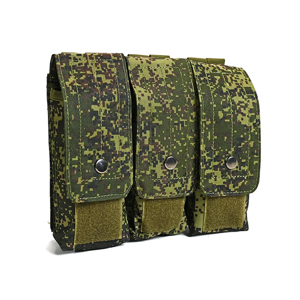 Russian Little Green EMR Camouflage Tactical Magazine Pouch Single Double Triple 7.62mm Double-Layer MAG Pouches Storage Bag