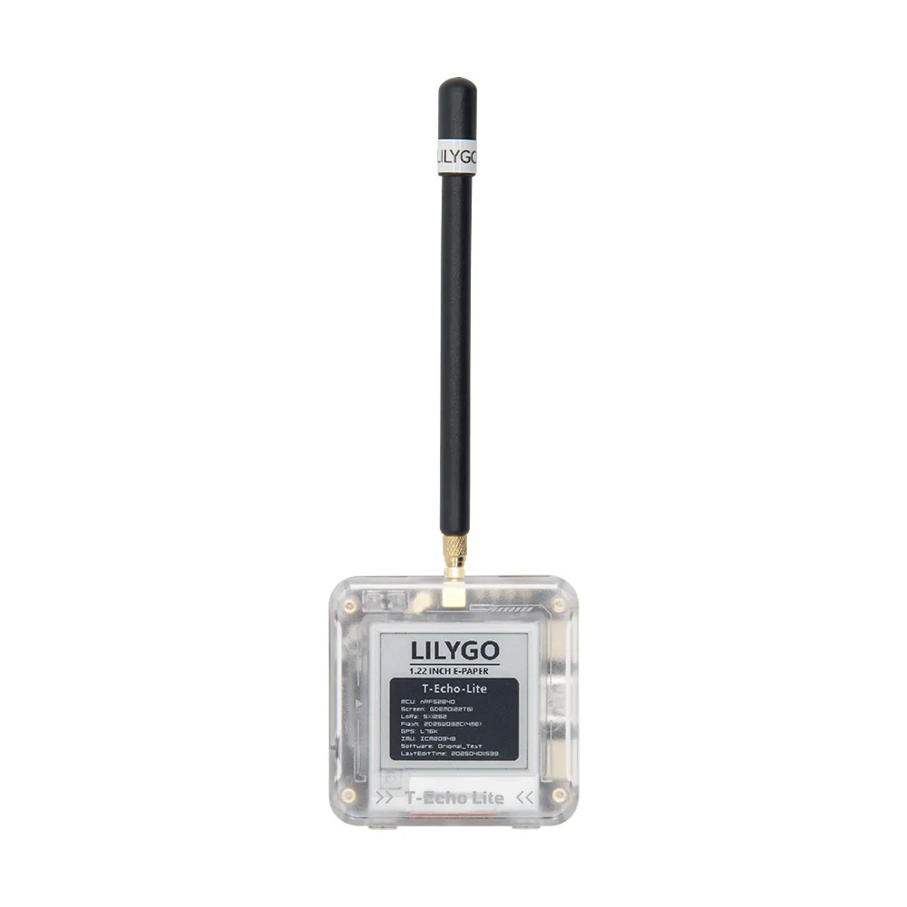 LILYGO T-Echo Lite NRF52840 Multi-Wireless Development Board with Ultra-Low Power LoRa, 1.22