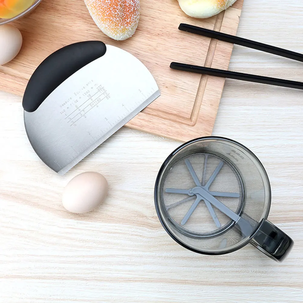 

Handheld Flour Sifter Cup with Fine Mesh for Baking Powdered Sugar Cocoa Almond Flour - Kitchen Tools Bakery Sieve Strainer