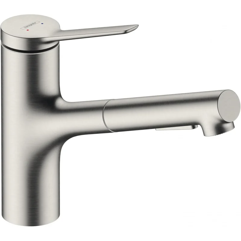 

Stainless Steel Single-Handle Pull Out Kitchen Faucet – Sink Sprayer, Optic, Modern Home or Bar