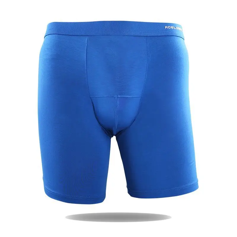 Large Size Men Long Leg Boxer Shorts Sports Big Size Sexy Comfort Mens Panties Cuecas Male Modal Seamless Lengthen Short Pants