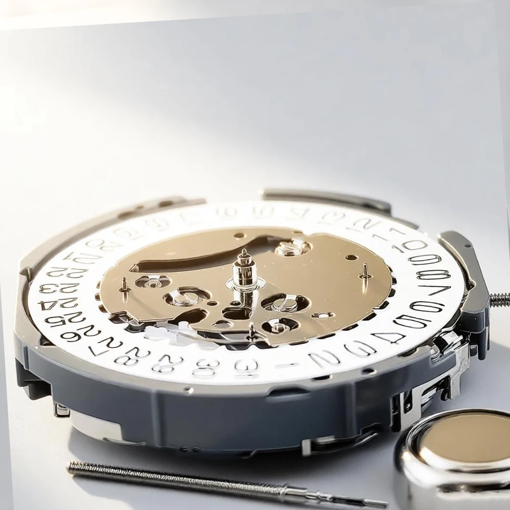 Japan Seiko VK63 VK63A High Accuracy Quartz Movement Chronograph Three Hands With Date Small Chronograph 24Hour Multifunctional