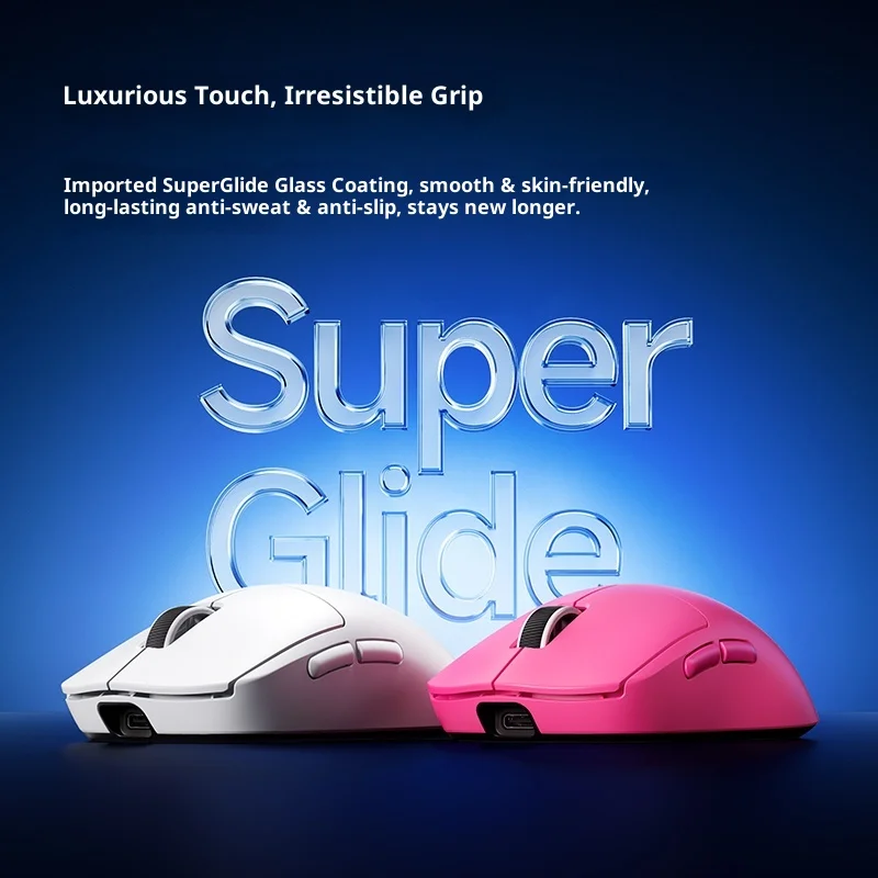 MCHOSE A5 V3 Bluetooth Wireless Mouse Paw 3395 Dual 8K Polling Rate Ergonomic Gaming Mouse for Windows MacOS with 500mAh Battery