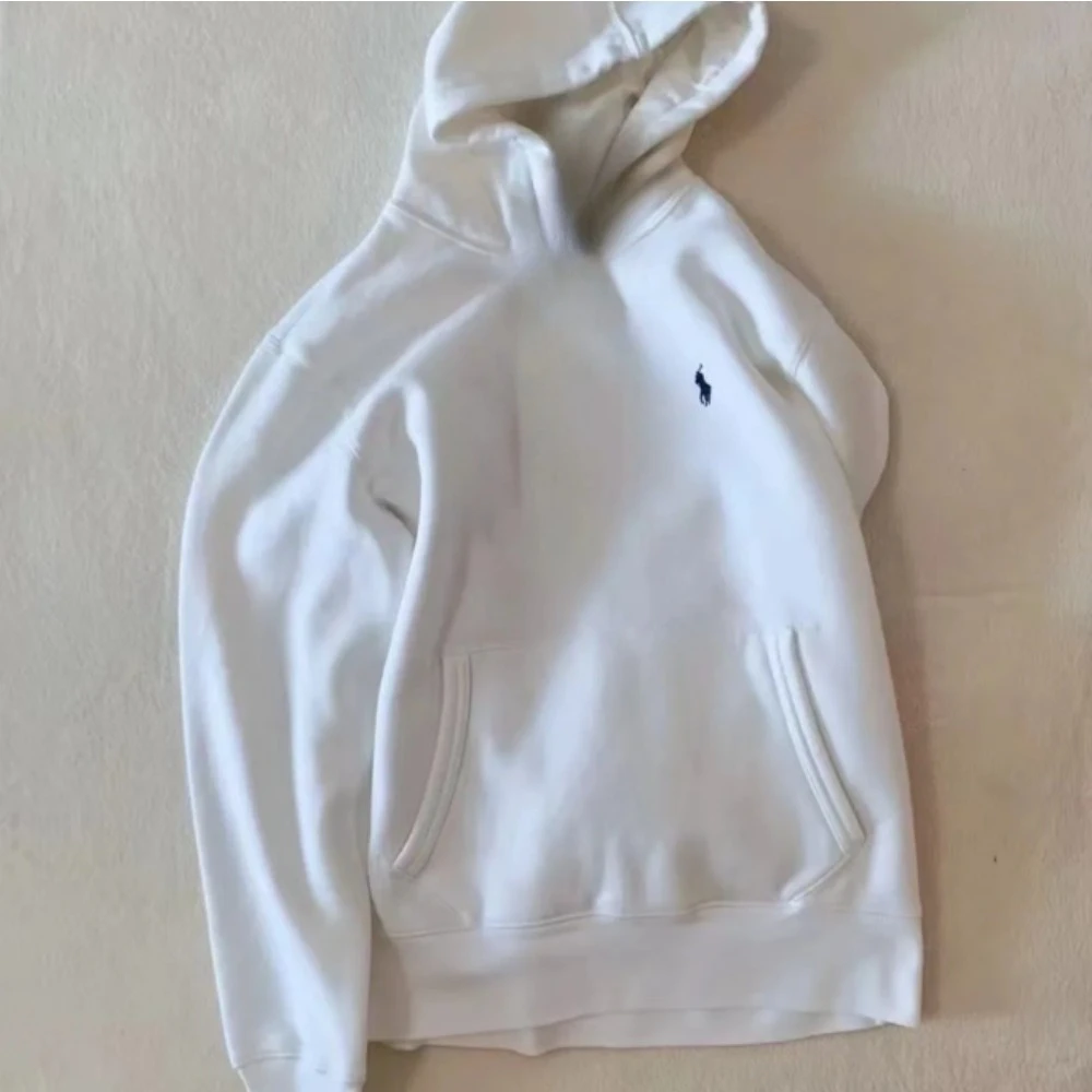 سويت شيرت بقلنسوة فضفاض ومتعدد الاستخدامات من علامة تجارية أوروبية وأمريكية عصرية لمهر الخريف والشتاء للرجال #4