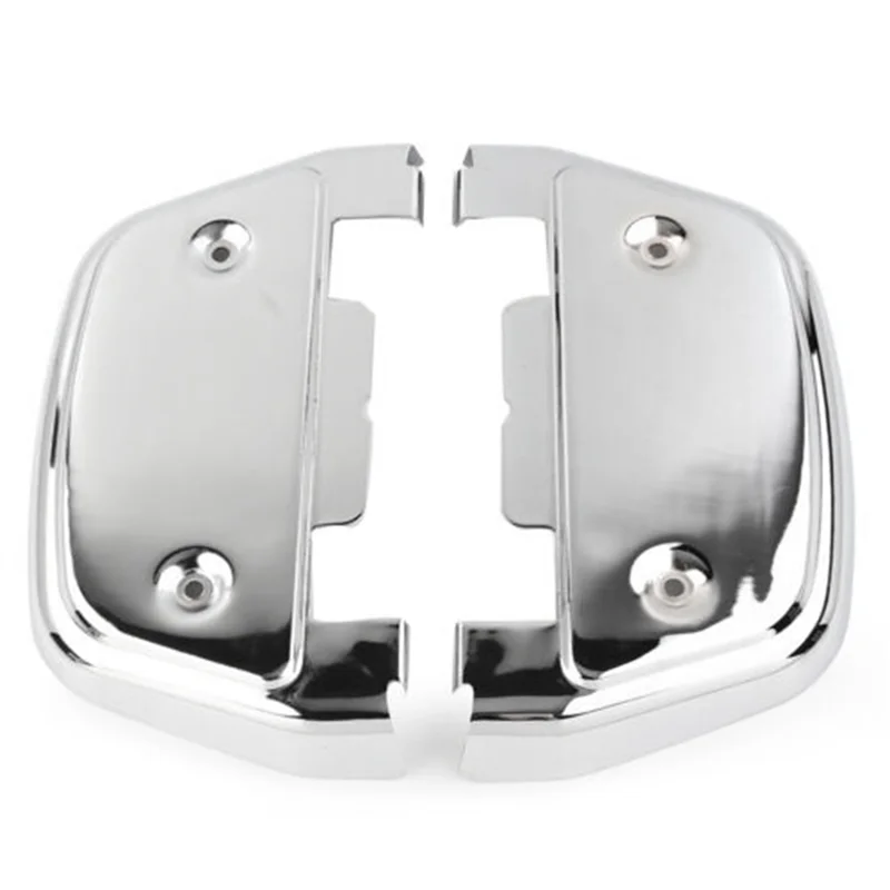 

NEW-Motorcycle Passenger Footboard Covers For Electra Glide Street Glide Road Ultra Softail D-Shaped Foot Cap