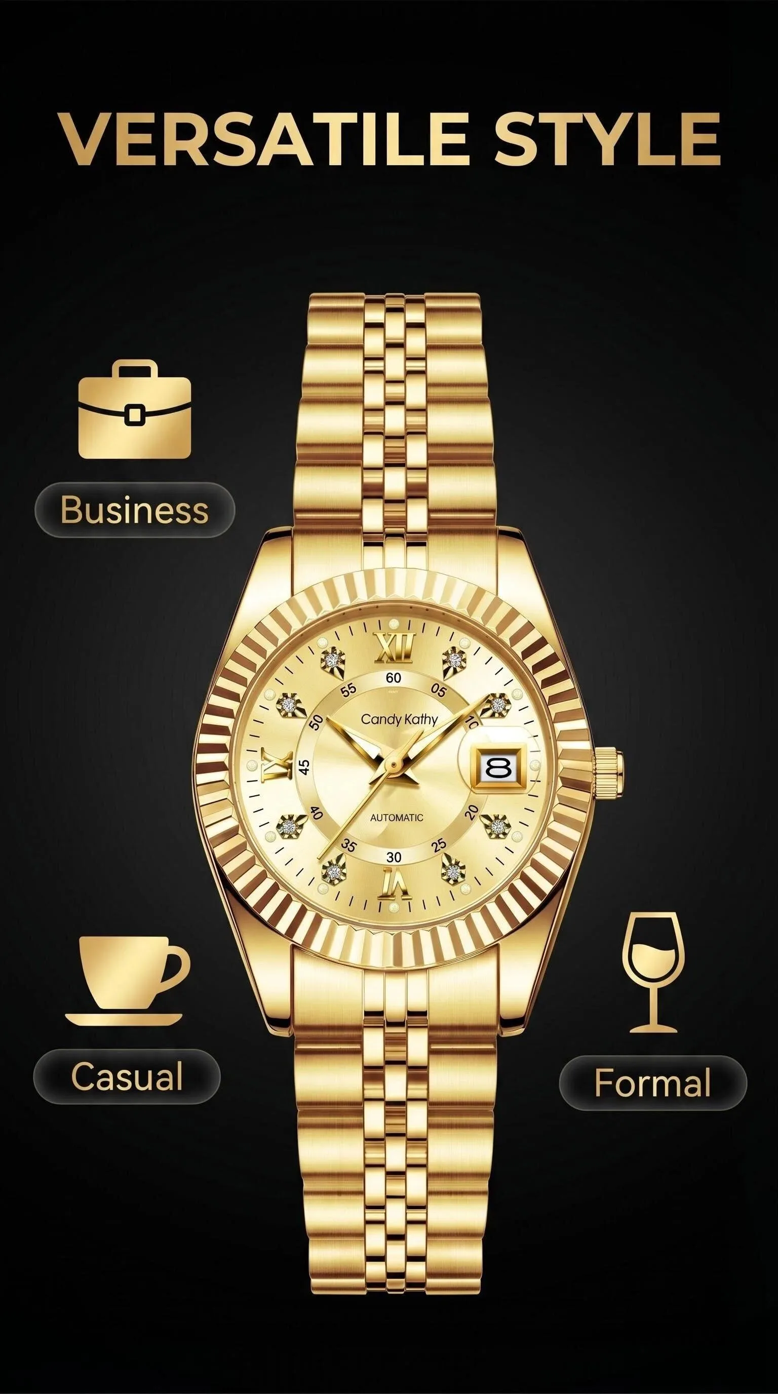 Classic Quartz Date Wristwatch — product information 5
